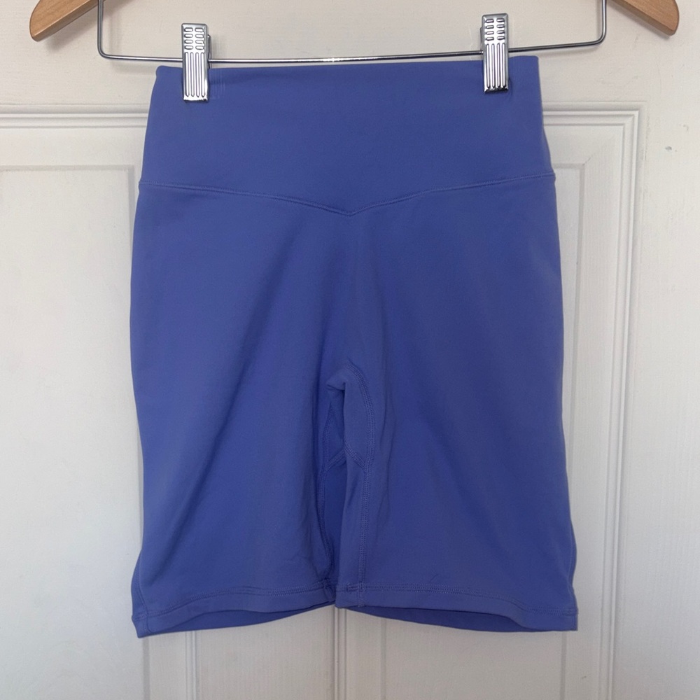 Buffbunny Collection Aggressive Scrunch Biker Shorts Blue Size M - Picture 2 of 5